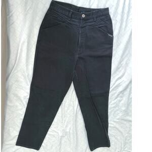 Rockies Jeans Women’s Size 14 Short High Rise Straight Leg Black 100% Cotton
